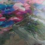 Floral 877 Canvas Art 18" x 24" / 45 x 60 cm / Black