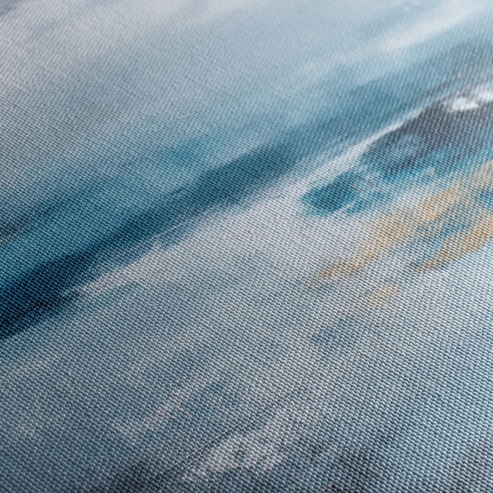 Abstract 878 Canvas Art 16" x 16" / 40 x 40 cm / Black