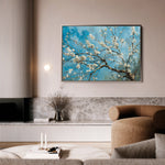 Floral 878 Canvas Art 18" x 24" / 45 x 60 cm / Black