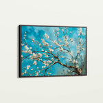 Floral 878 Canvas Art 18" x 24" / 45 x 60 cm / Black
