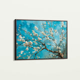 Floral 878 Canvas Art 18" x 24" / 45 x 60 cm / Black