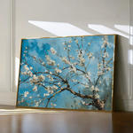 Floral 878 Canvas Art 60 x 40 cm / Black