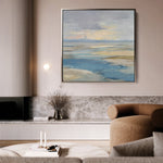 Abstract 879 Canvas Art 16" x 16" / 40 x 40 cm / Black
