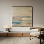 Abstract 880 Canvas Art 16" x 16" / 40 x 40 cm / Black