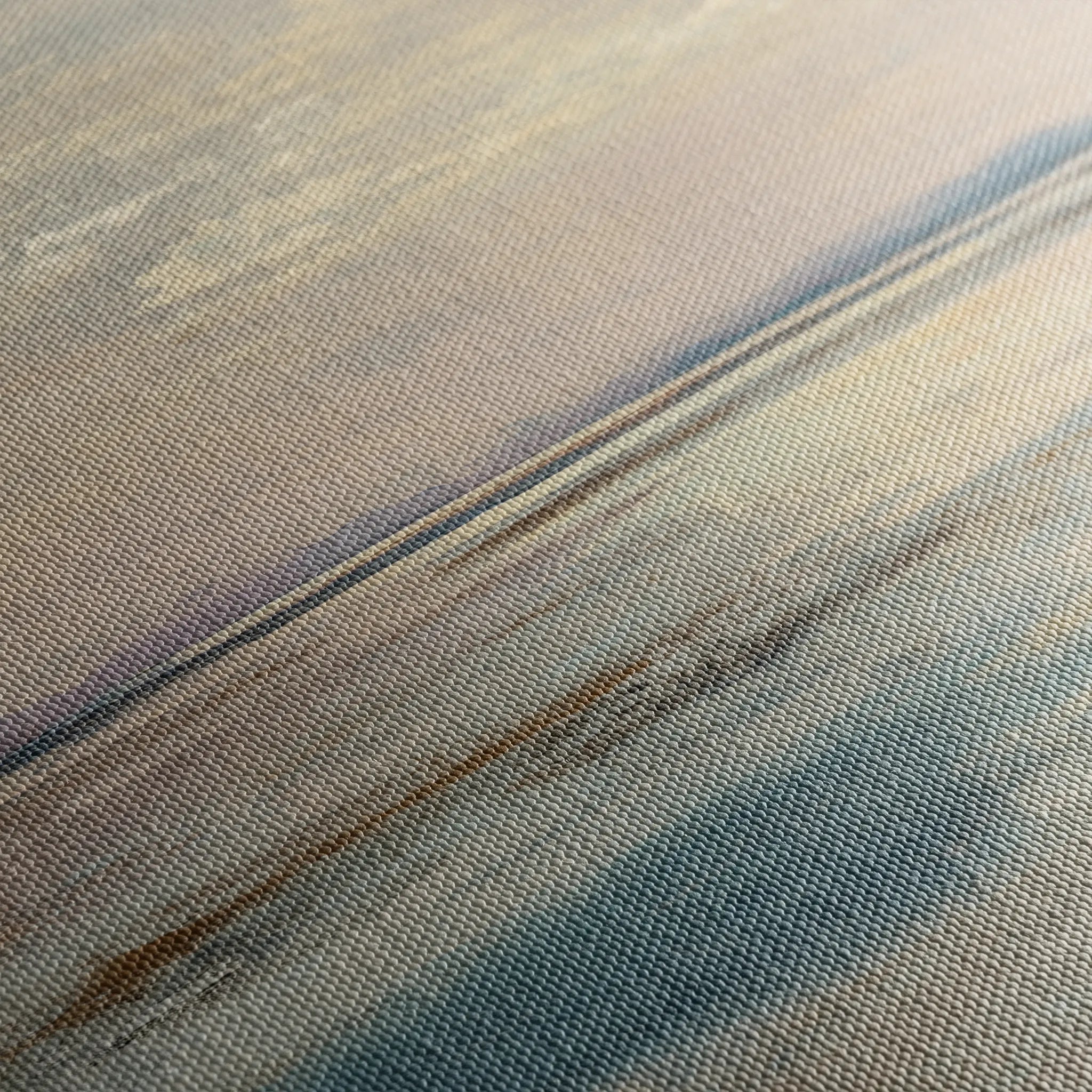 Abstract 880 Canvas Art 16" x 16" / 40 x 40 cm / Black