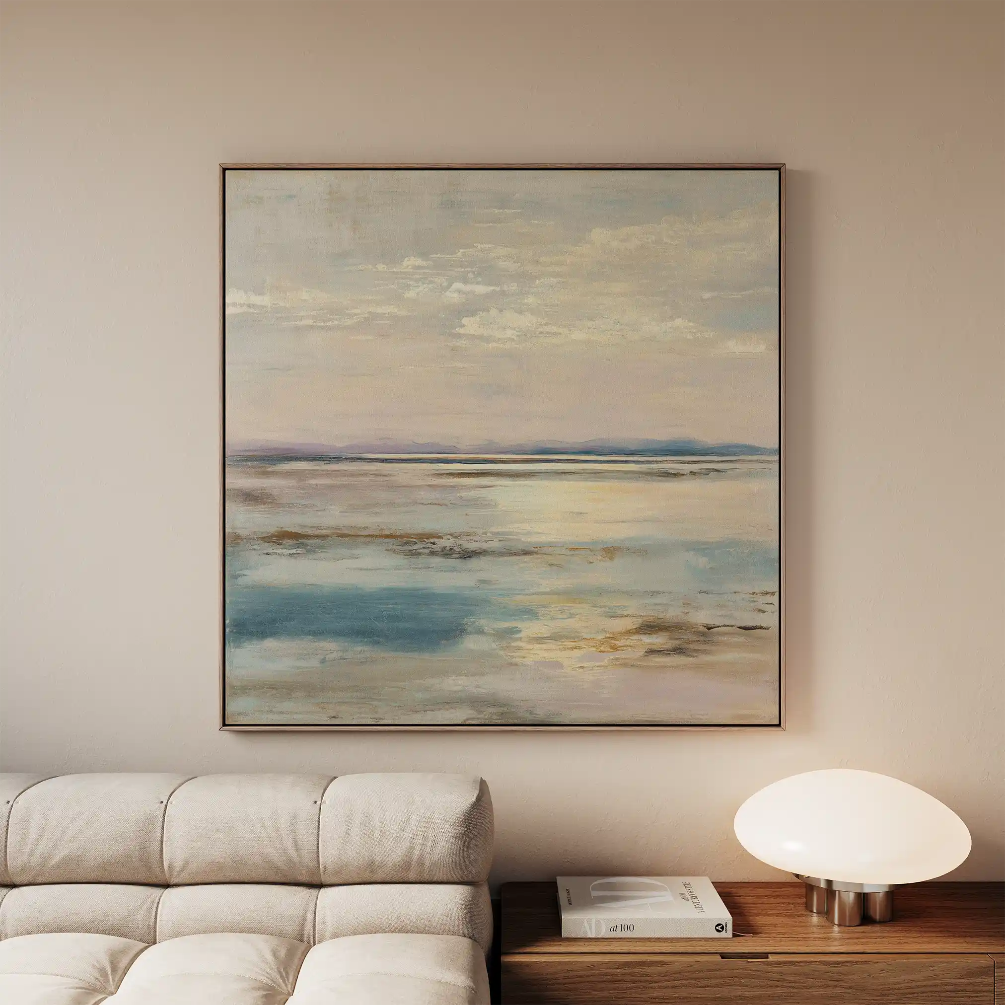 Abstract 880 Canvas Art 60 x 60 cm / Black