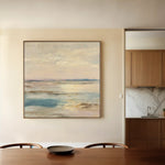 Abstract 880 Canvas Art 60 x 60 cm / Black