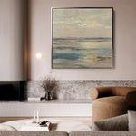 Abstract 880 Canvas Art 60 x 60 cm / Black