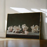 Floral 880 Canvas Art 18" x 24" / 45 x 60 cm / Black