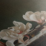 Floral 880 Canvas Art 18" x 24" / 45 x 60 cm / Black