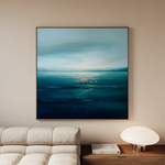 Abstract 881 Canvas Art 60 x 60 cm / Black