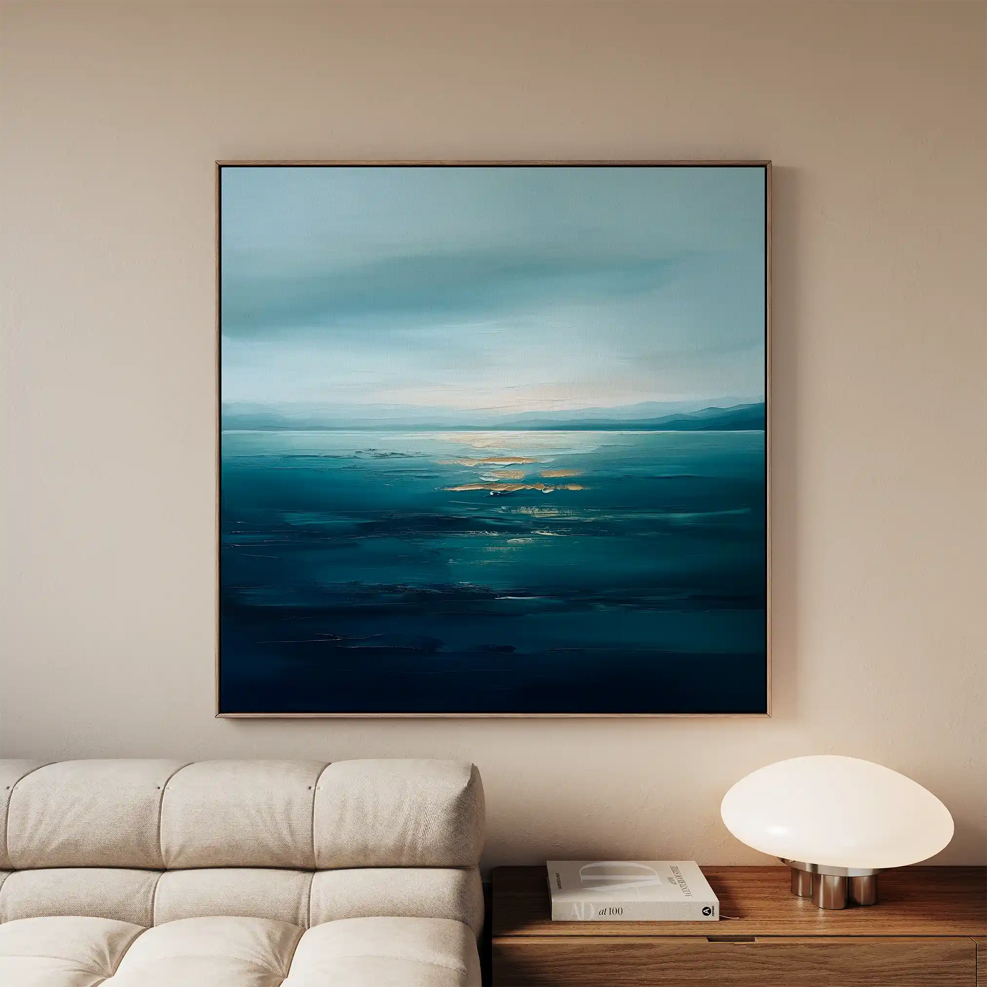 Abstract 881 Canvas Art 60 x 60 cm / Black