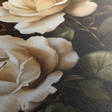 Floral 882 Canvas Art 18" x 24" / 45 x 60 cm / Black