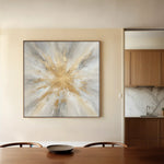 Abstract 883 Canvas Art 60 x 60 cm / Black