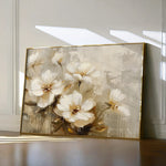 Floral 883 Canvas Art 18" x 24" / 45 x 60 cm / Black
