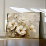 Floral 883 Canvas Art 60 x 40 cm / Black