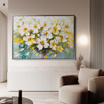 Floral 885 Canvas Art 18" x 24" / 45 x 60 cm / Black