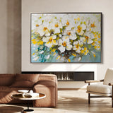 Floral 885 Canvas Art 18" x 24" / 45 x 60 cm / Black