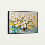Floral 885 Canvas Art 18" x 24" / 45 x 60 cm / Black