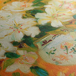 Floral 886 Canvas Art 18" x 24" / 45 x 60 cm / Black