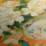 Floral 886 Canvas Art 18" x 24" / 45 x 60 cm / Black