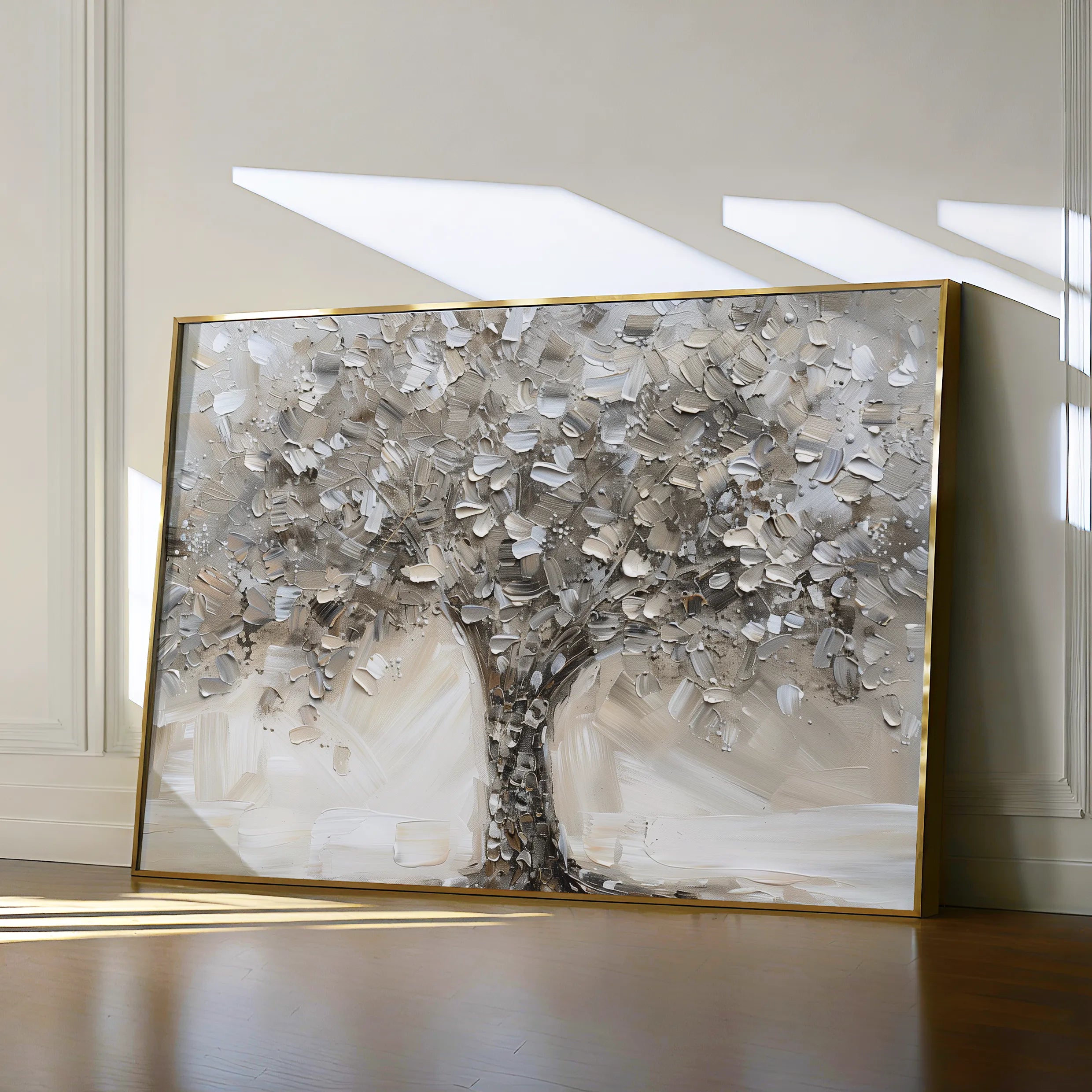 Floral 889 Canvas Art 18" x 24" / 45 x 60 cm / Black