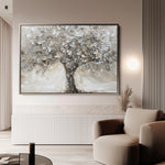 Floral 889 Canvas Art 18" x 24" / 45 x 60 cm / Black