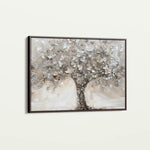Floral 889 Canvas Art 60 x 40 cm / Black