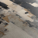 Abstract 891 Canvas Art 16" x 16" / 40 x 40 cm / Black