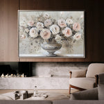 Floral 891 Canvas Art 18" x 24" / 45 x 60 cm / Black