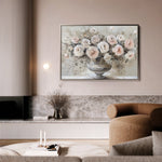 Floral 891 Canvas Art 18" x 24" / 45 x 60 cm / Black