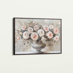 Floral 891 Canvas Art 18" x 24" / 45 x 60 cm / Black
