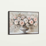 Floral 891 Canvas Art 18" x 24" / 45 x 60 cm / Black