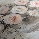 Floral 891 Canvas Art 60 x 40 cm / Black