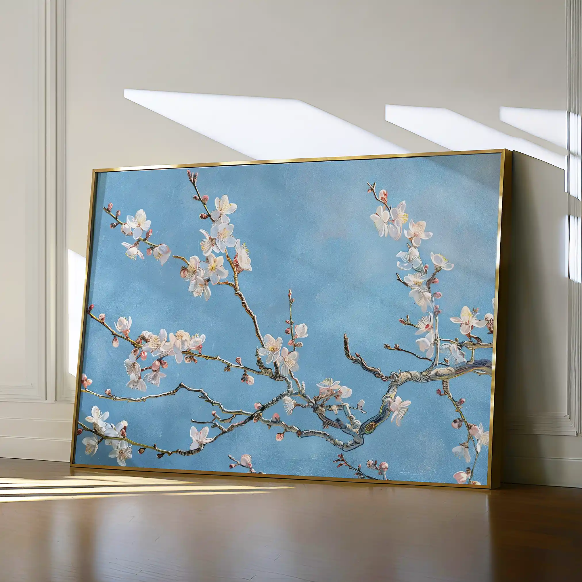 Floral 892 Canvas Art 60 x 40 cm / Black