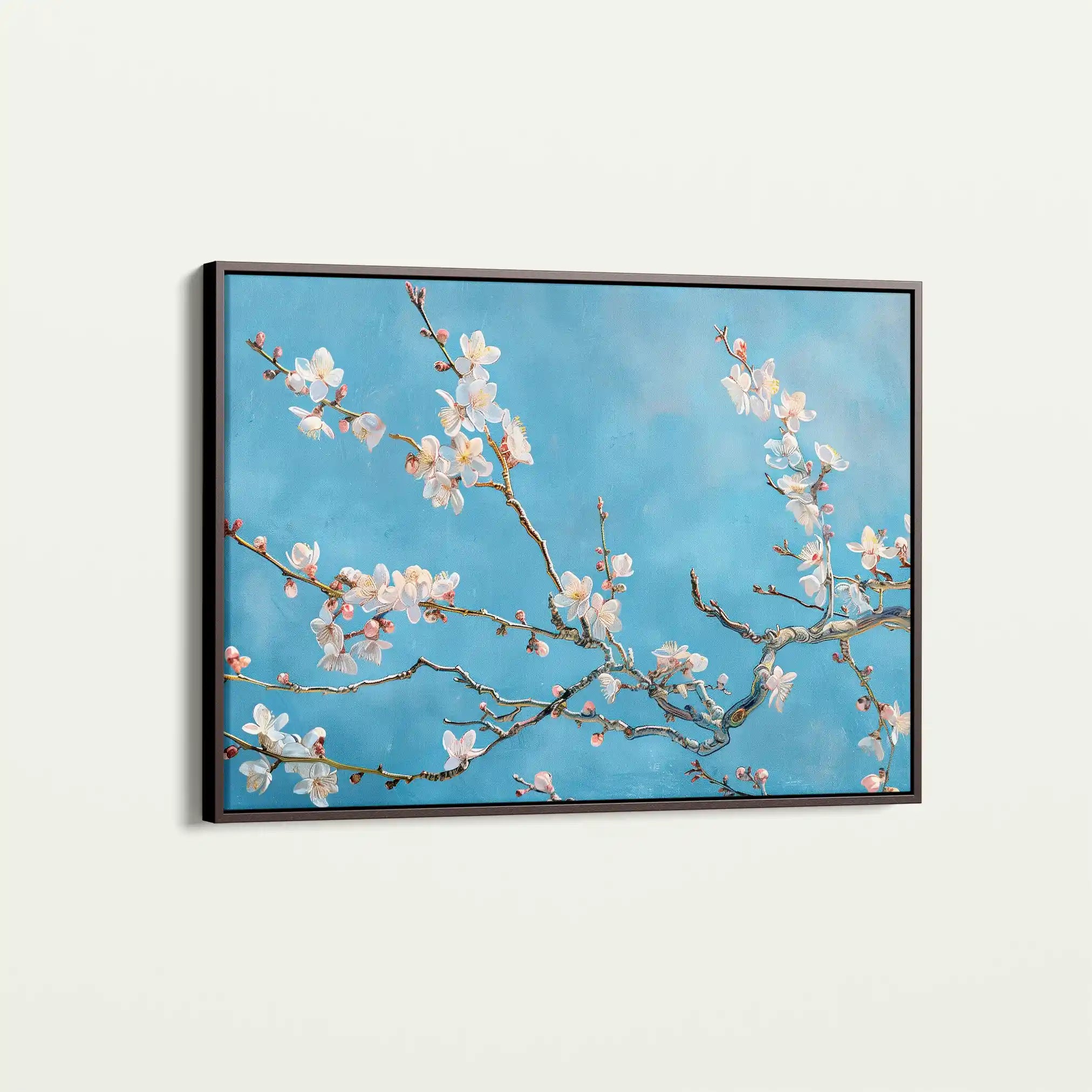 Floral 892 Canvas Art 60 x 40 cm / Black