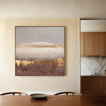 Abstract 893 Canvas Art 16" x 16" / 40 x 40 cm / Black