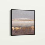 Abstract 893 Canvas Art 16" x 16" / 40 x 40 cm / Black