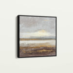 Abstract 894 Canvas Art 16" x 16" / 40 x 40 cm / Black