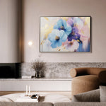 Floral 894 Canvas Art 18" x 24" / 45 x 60 cm / Black