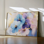 Floral 894 Canvas Art 60 x 40 cm / Black