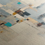 Abstract 895 Canvas Art 16" x 16" / 40 x 40 cm / Black