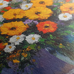 Floral 895 Canvas Art 18" x 24" / 45 x 60 cm / Black