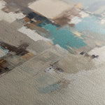 Abstract 896 Canvas Art 16" x 16" / 40 x 40 cm / Black