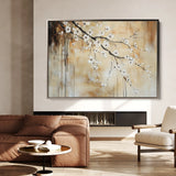 Floral 896 Canvas Art 18" x 24" / 45 x 60 cm / Black