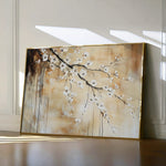 Floral 896 Canvas Art 18" x 24" / 45 x 60 cm / Black