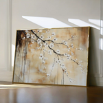 Floral 896 Canvas Art 60 x 40 cm / Black