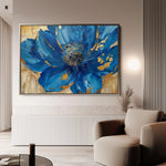 Floral 897 Canvas Art 18" x 24" / 45 x 60 cm / Black