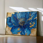Floral 897 Canvas Art 60 x 40 cm / Black