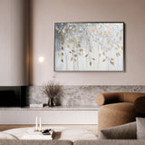 Floral 898 Canvas Art 18" x 24" / 45 x 60 cm / Black